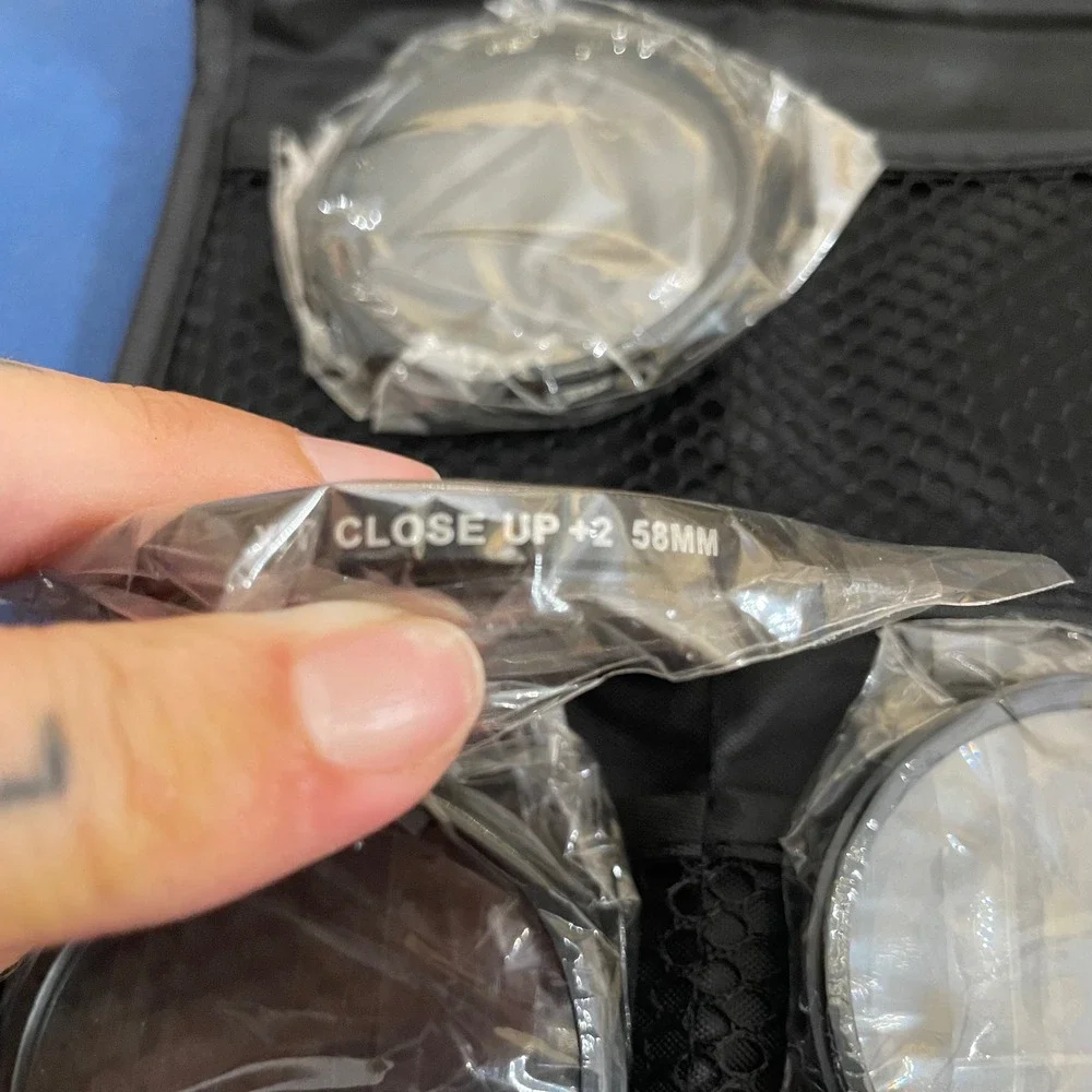 Xit 58mm Close Up Macro Filter Set +1 +2 +4 +10 Diopter with Case